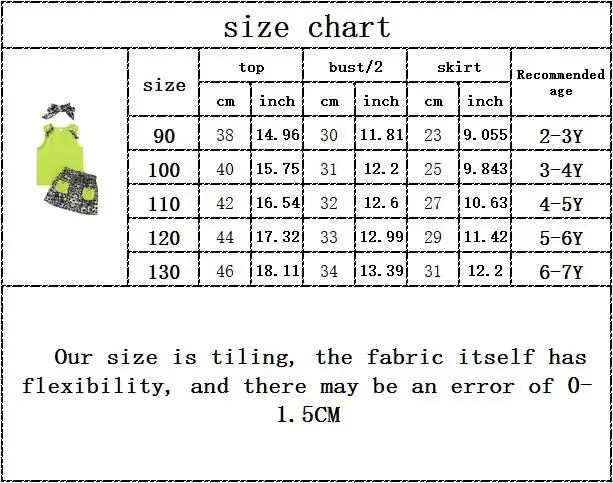 

Kids Baby Girls Summer Sleeveless Bow Tops Vest Leopard Patch Skirts Toddler Children Clothes Sets 2pcs 2-7Y