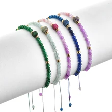 ZMZY New Fashion Boho Beads Bracelet Best Friend Natural Stone Bracelet Ladies Adjustable Thin Handmade Luxury Jewelry