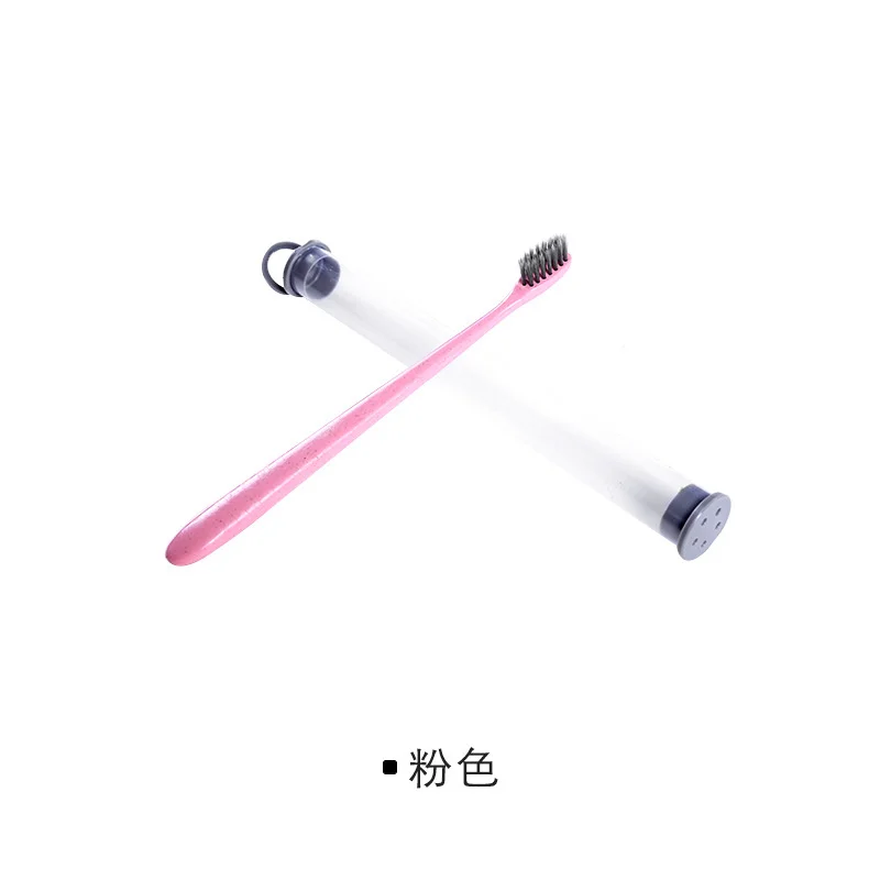 3 Colors Optional 1pc Portable Toothbrushes With Nano Ultra-fine Bristles Wave/Flat Teeth Head Travel Outdoor Use Oral Care Tool | Дом и сад