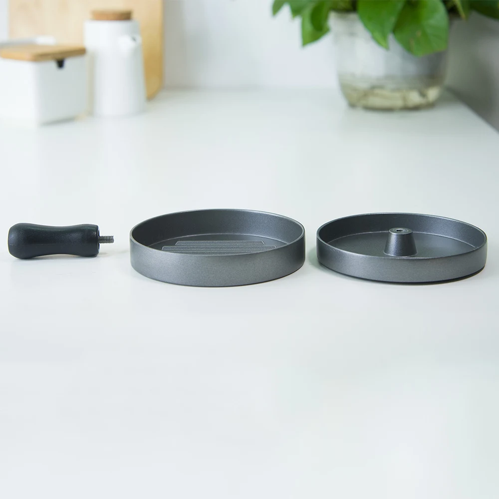 Xyj пресс для гамбургеров круглая форма антипригарная изготовление котлет шеф