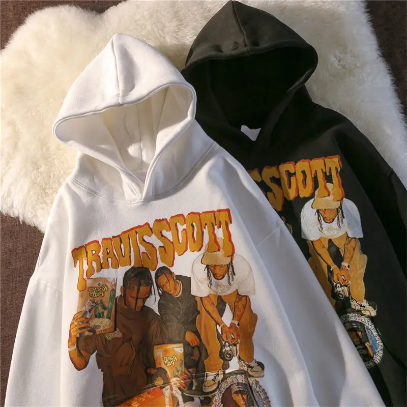 Толстовка унисекс в стиле хип-хоп с капюшоном | Мужская одежда