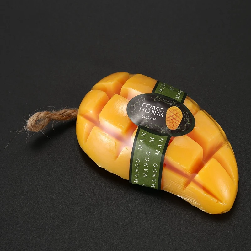 Натуральное Отбеливающее мыло ручной работы экстракт фруктов уменьшает темное