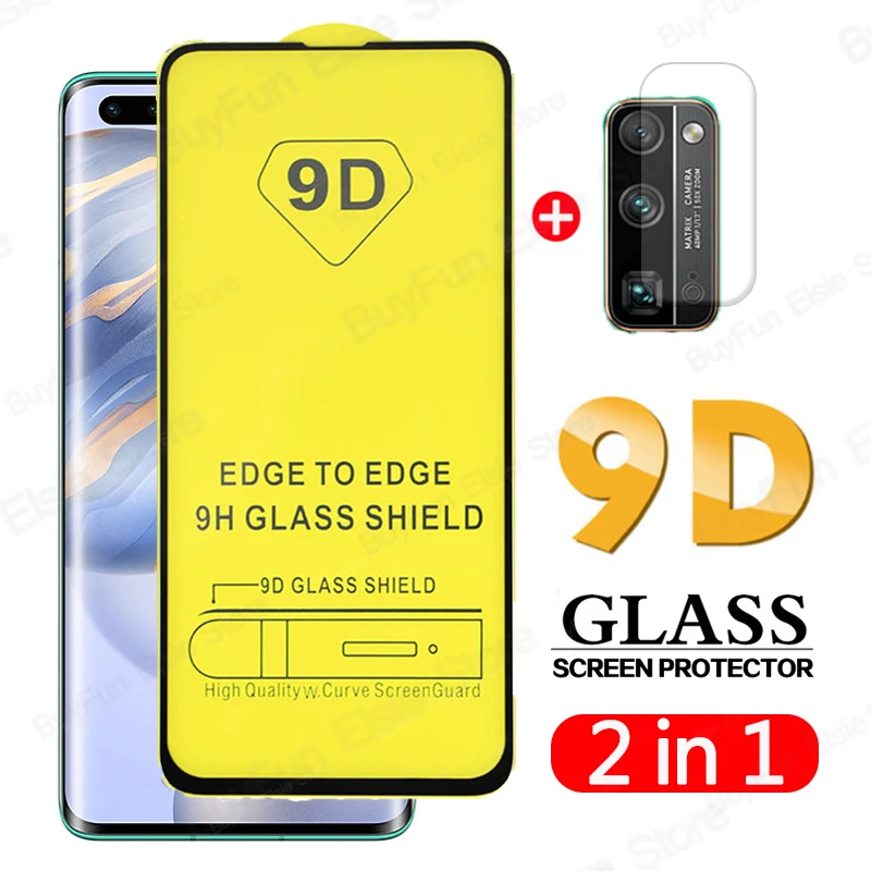 

2-in-1 9D Full Glue Protective Glass on for huawei honor 30 screen protector for honor30 BMH-AN10 BMH-TN10 Tempered Glass Film
