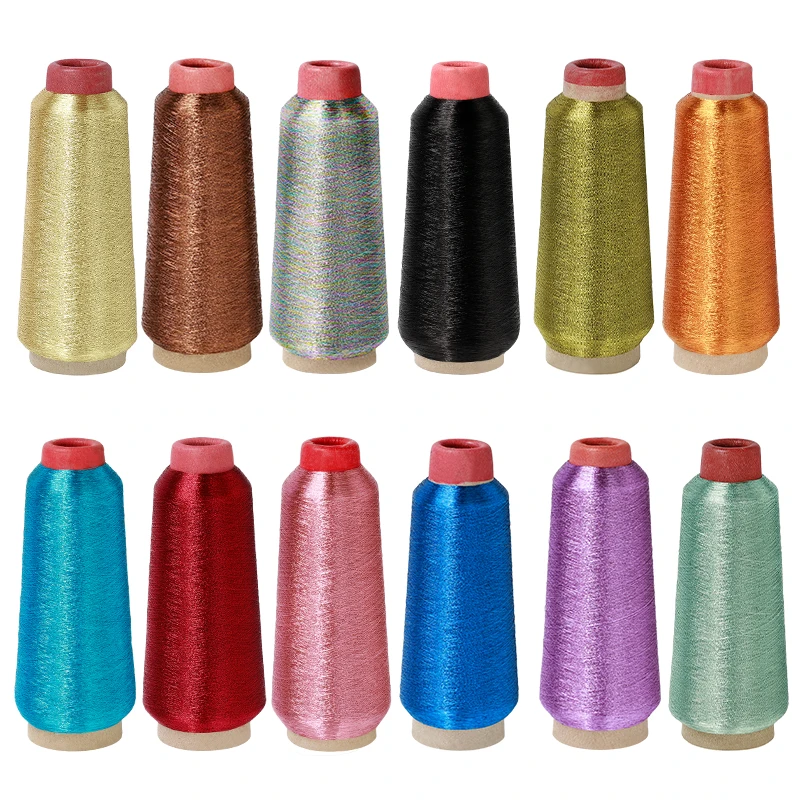 

KAOBUY Cross-Stitch Roll Metallic Embroidery Crochet Knitting Yarn Woven Line Metallic Yarn Threads Sewing Accessorries