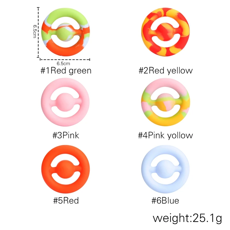 1 предмет Еда Класс силикон рукоятка игрушка для снятия стресса уменьшить