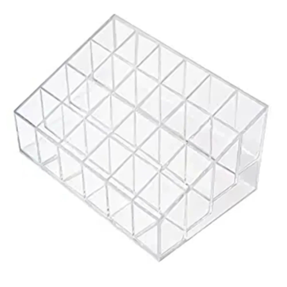 Органайзер для макияжа чехол хранения акриловая косметичка губная помада