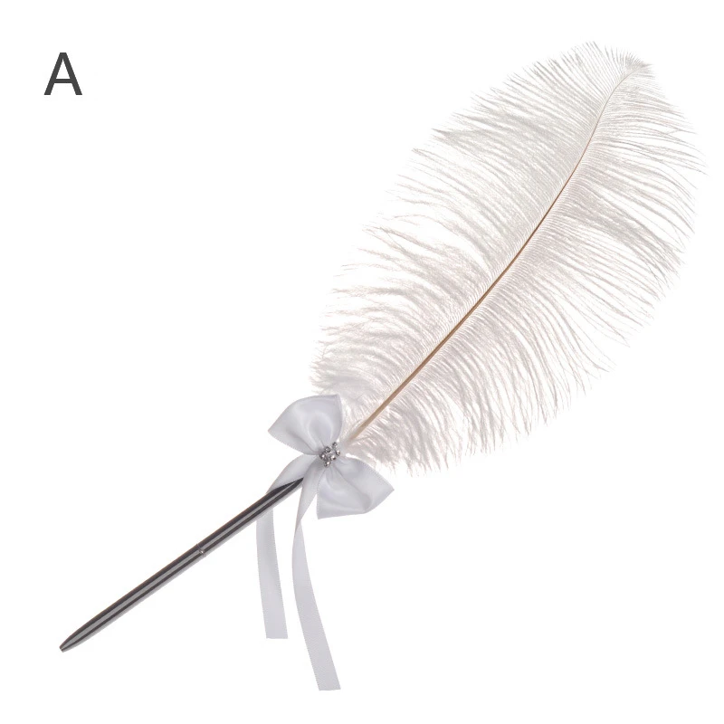 40 см перо для банкета гость бантик знак пера ручка свадебной вечеринки