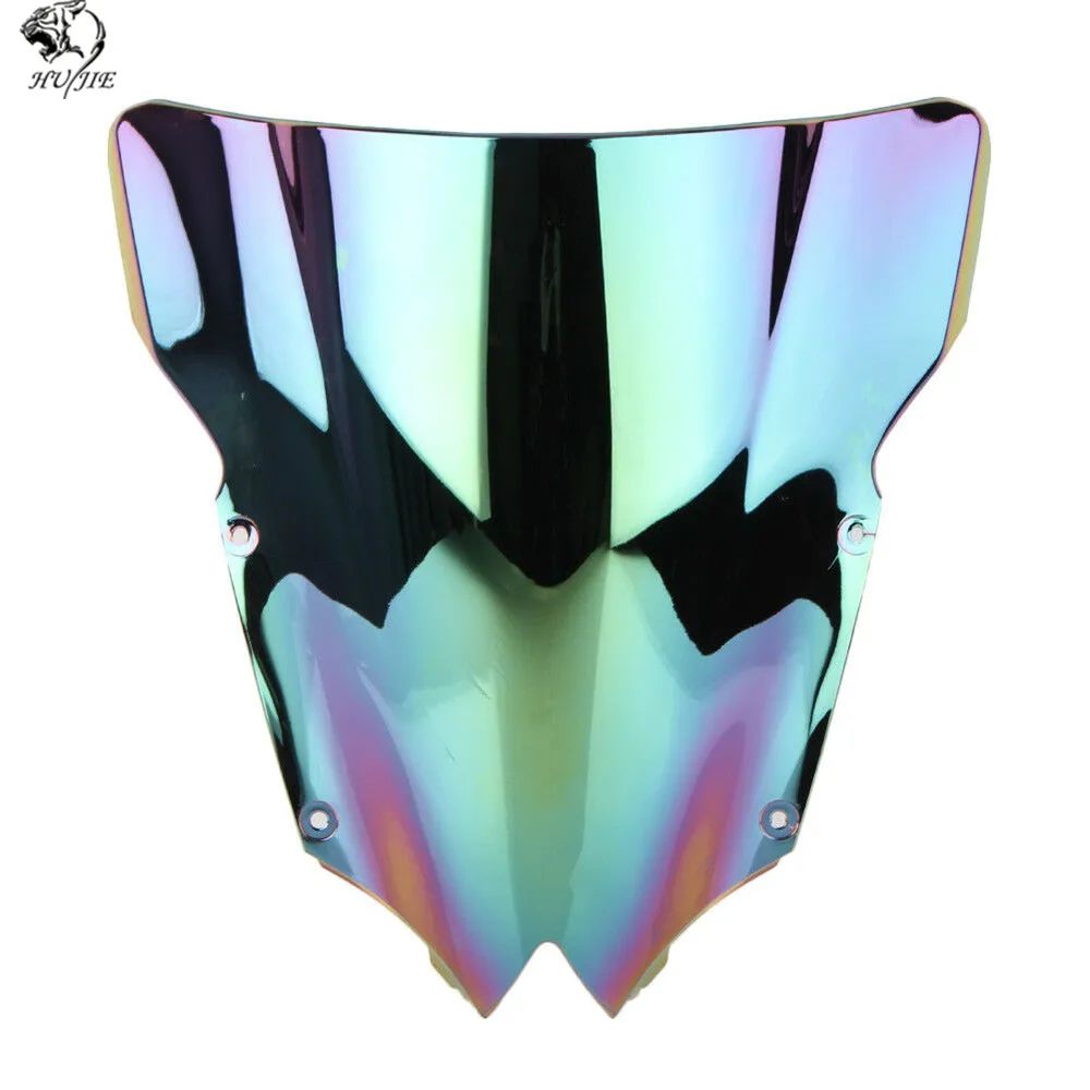 Для Yamaha YZF600 r6 2008 2009 2010 2012 2013 Черный лобовое стекло дымчатое лобовое стекло для YZF 600 r6 - Цвет: e