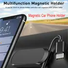 Магнитный автомобильный держатель для телефона, подставка для мобильного телефона, держатель для смартфона с поддержкой GPS для iPhone 12 Pro 8 Huawei Redmi Samsung