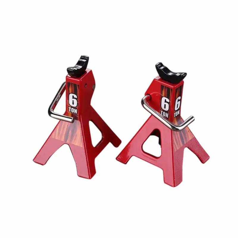 Kuulee 1/10 RC Cars Metal Jack Stands Repairing Tool Crawler Climbing Car Repair Tools Diecasts Vehicles Model Parts Accessery | Игрушки и
