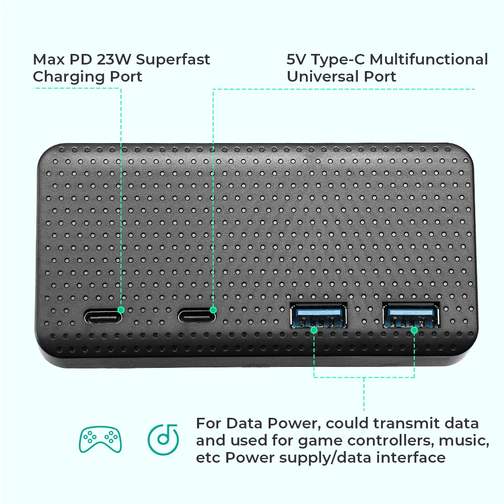 charger extender car type c speed max usb 3 0 hub for tesla model 3 y 2021 23w phone splitter usb ports car accessories free global shipping