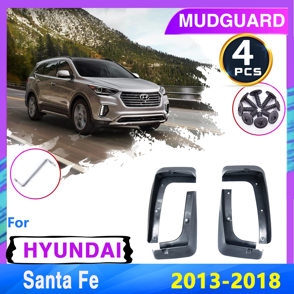 

Брызговик Крыло брызговиков для Hyundai Santa Fe ix45 2013 ~ 2018 2014 2015 2016 2017 DM Всплеск брызговики автомобильные наклейки Товары