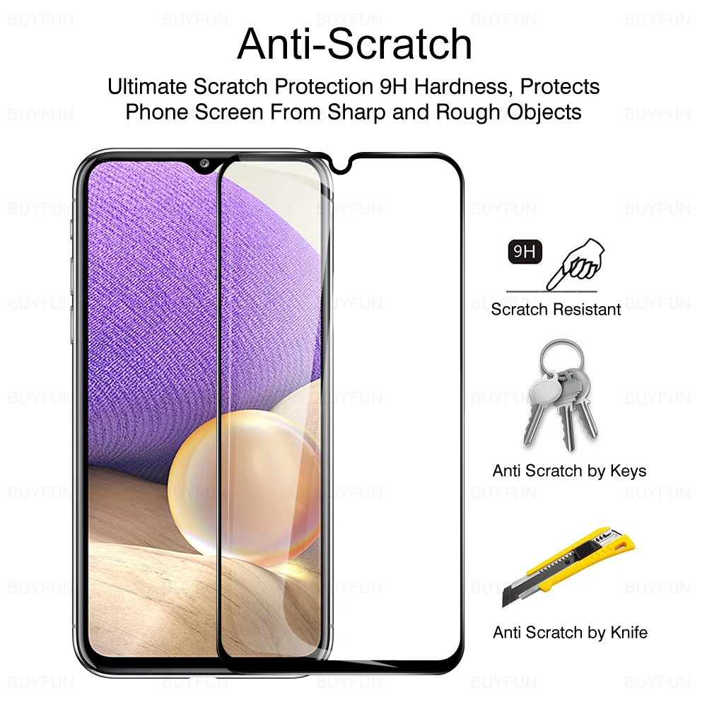 Защитное стекло 4 в 1 для Samsung Galaxy A 3 2 5G 4G A31 A30 A30s | Мобильные телефоны и аксессуары