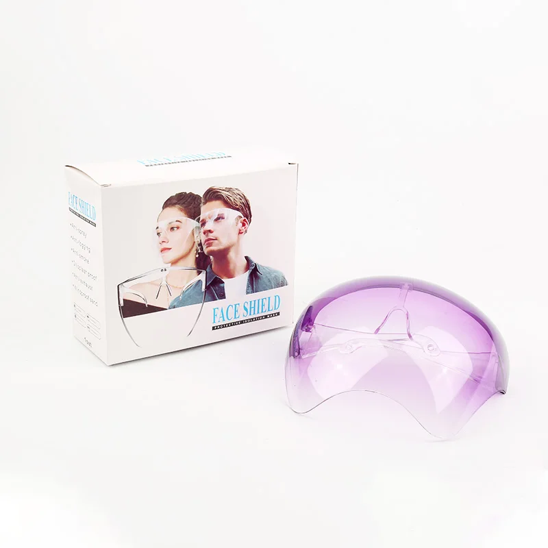 

Colorful Face Shield Unisex Eye Shield Mask For Face Protectors Shield Half Face Sun Glasses Shield Guard Anti-spray Face Mask