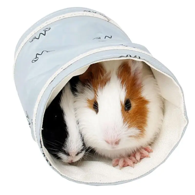 

Cloth Single Channel Chinchillas Hamster Tunnel Warm Toy Small Guinea Pig Hamster Toy Tubes Tunnels Spring Hamster Cage House