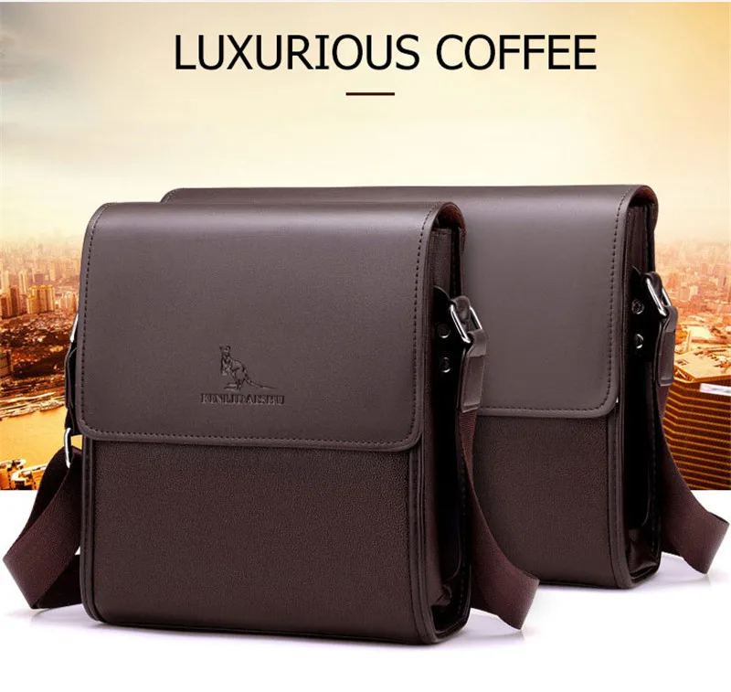 New Luxurious Men Messenger Bag Man Business Bag Crossbody Shoulder Bags Quality Brand Bag for Male Capacity Casual HandBag