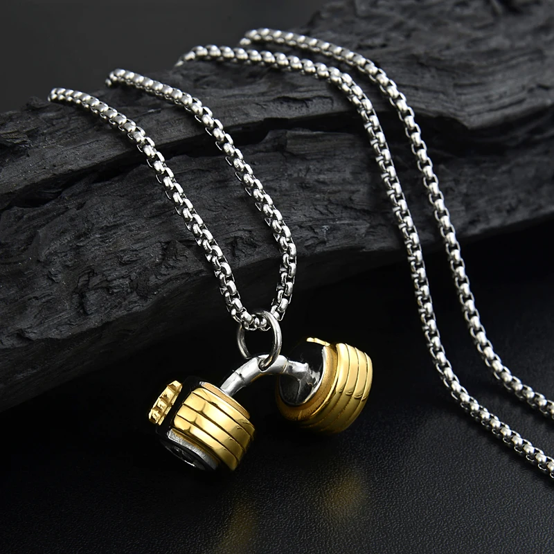 Мужское колье из титановой нержавеющей стали 24 дюйма
