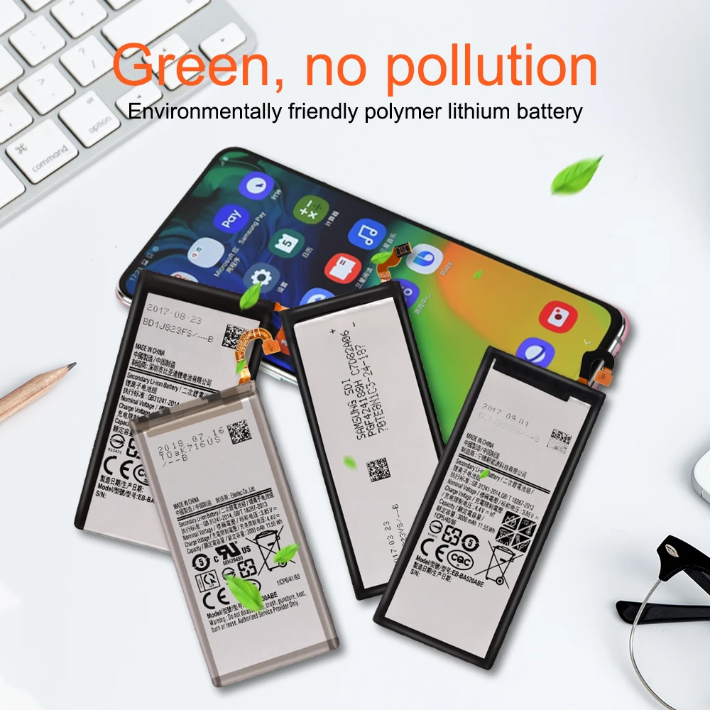 Nephy происхождения Батарея для Samsung Galaxy E5 E7 C7 S7 край SM-E500F E500H E700F E700H G930F G930FD G935F G935FD Duos телефон заменить