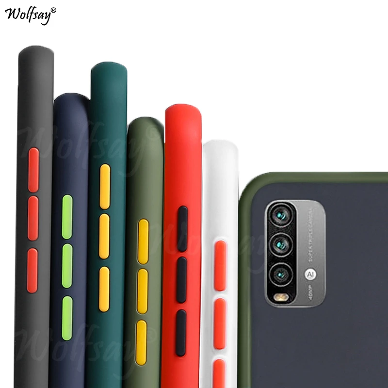 Чехол для Xiaomi Redmi 9T силиконовый резиновый защитный чехол Note 9 Poco X3 NFC чехол|Бамперы|