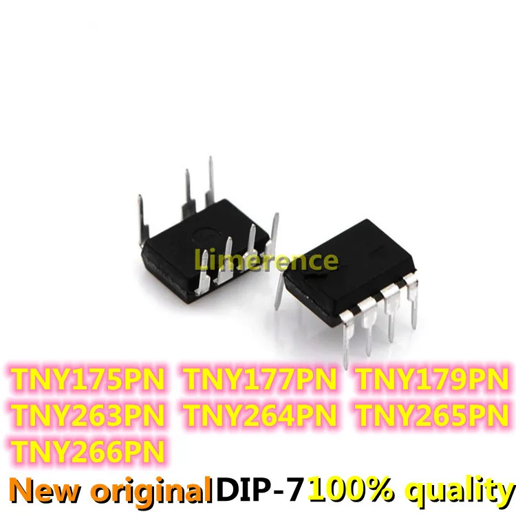 5 шт., TNY175PN TNY177PN TNY179PN TNY263P TNY263PN TNY264P TNY264PN TNY265PN TNY265P TNY266PN TNY266P DIP-7, новый и оригинальный IC