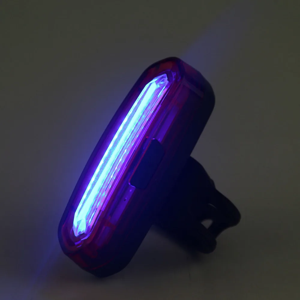 USB Перезаряжаемый велосипедный фонарь led задний красный белый седло горный