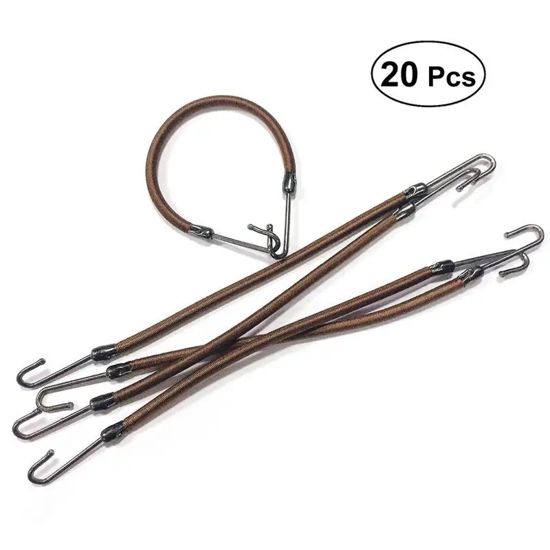 20 шт. крючки для конского хвоста упругие зажимы резиновые резинки волос женщин и