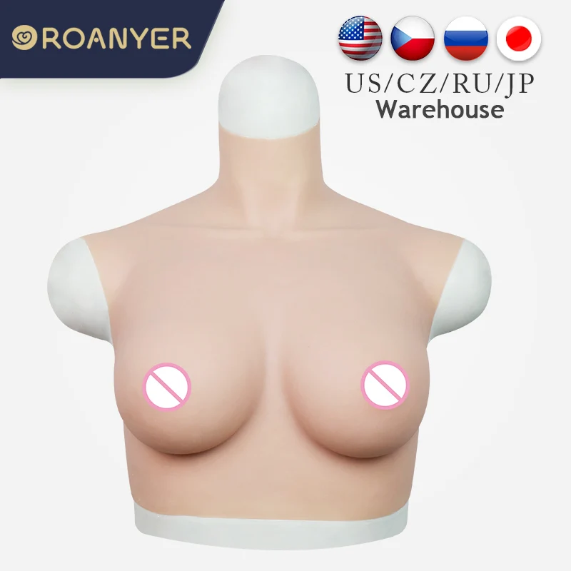 Roanyer трансгендер Трансвестит Искусственные Силиконовые поддельные формы груди
