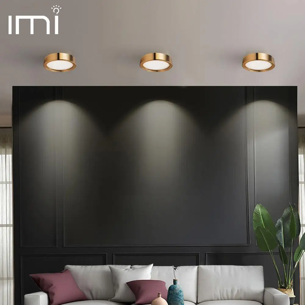 Светодиодный светильник установленный на поверхности 3 Вт 5 7 9 12 15 Точечный 220 В 230