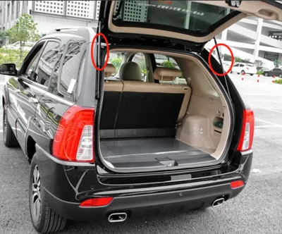 Для Kia Sportage Sport Utility 2011 2012 2013 2014 Tailgate люк багажник углеродное волокно газовые