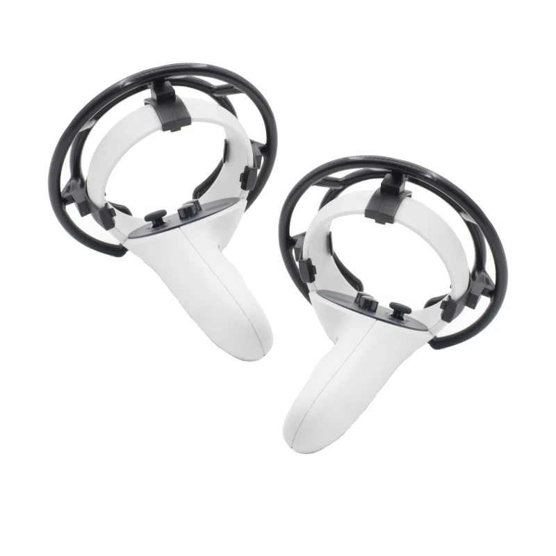 

C5AE VR Accessories for oculus Quest 2 VR Headset Controller Fixer Handle Bumper Protective Holder for oculus Quest2 Vr Gamepad