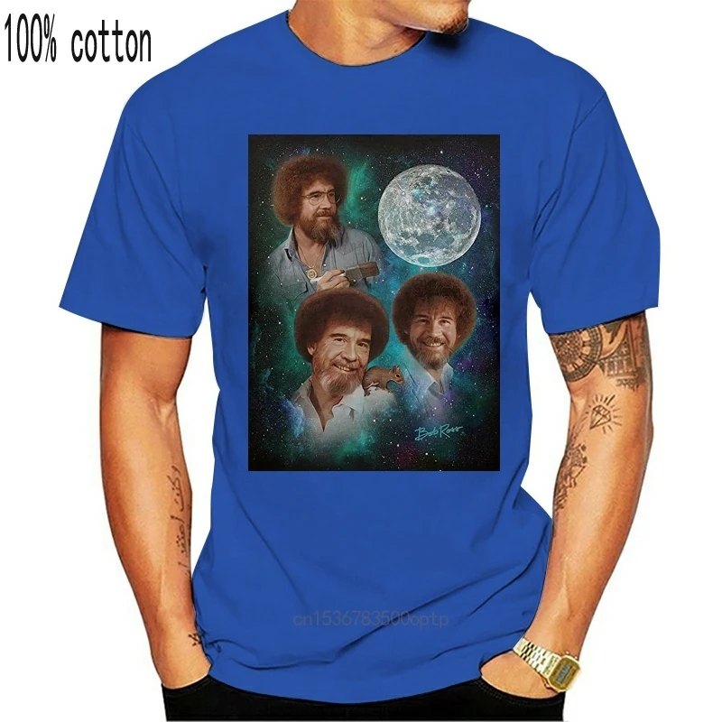 Официальная Лицензированная футболка с изображением Боба Росса и радости