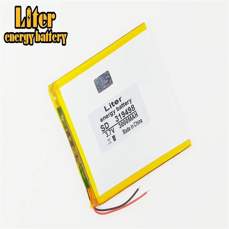 3 7 v lare емкость полимерная литиевая батарея 319498 3000 mid palmtop tablet battery |
