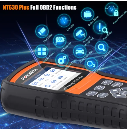 Автомобильный сканер Foxwell NT630 Plus OBD2 инструмент для диагностики автомобиля