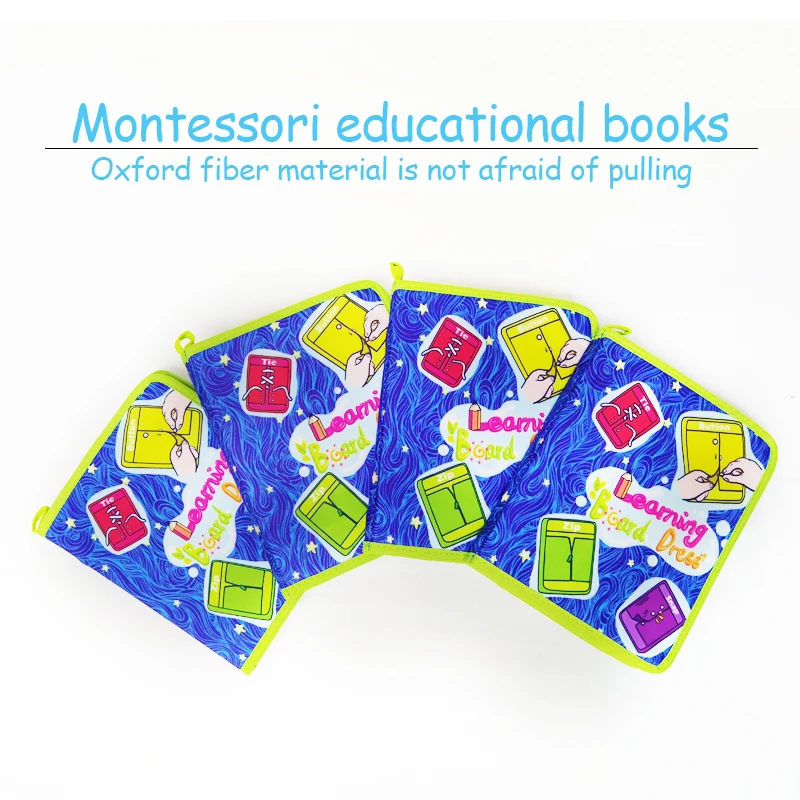 Книга Монтессори книги для детей развивающие игрушки либро платье обучающая