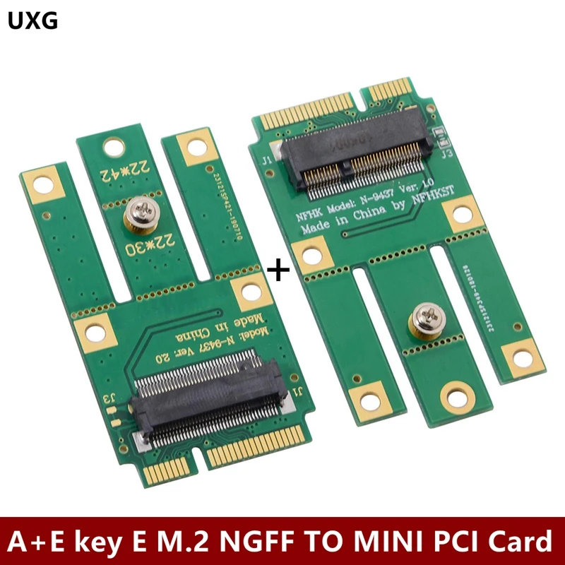 

Для беспроводной карты Wi-Fi Bluetooth A + E Key A Key M.2 NGFF беспроводной модуль для мини PCIE адаптера