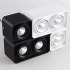 Приглушаемая Светодиодная потолочная лампа направленного света, 10 Вт, 15 Вт, 20 Вт, 30 Вт, 90-260 В переменного тока, регулируемое Внутреннее освещение