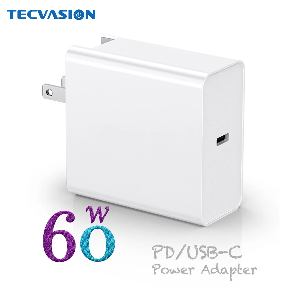 PD 60 Вт USB Type C зарядное устройство 61 для Apple MacBook Air iPad Pro Samsung DELL Acer адаптер питания