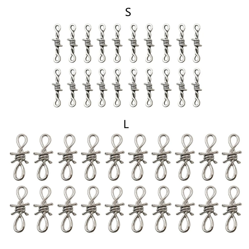 

20 шт., крошечные скрученные шипы