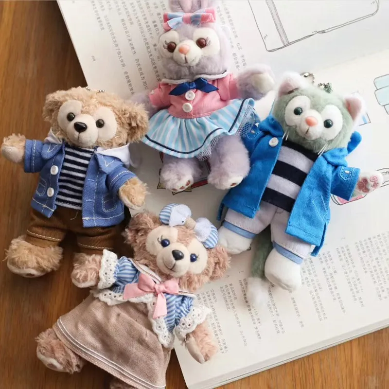 Дуффи медведь друг и шеллиема гелатони Кот Стелла с пальто ткань костюм плюшевая