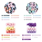 20 шт., силиконовые шарики для прорезывания зубов, 12 мм