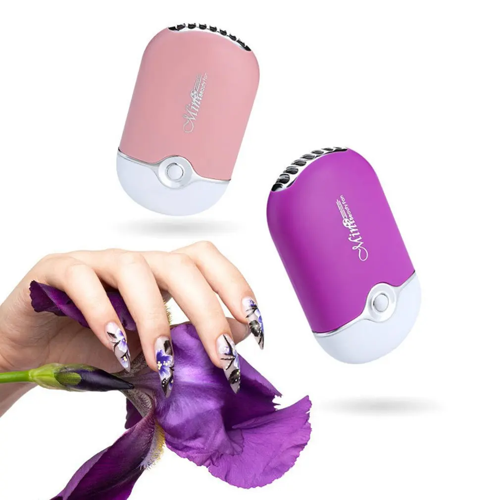 

Grafting Planting False Eyelash Blower Mini Handheld Air Conditioner Small Fan Usb Charging Leafless Fan Appliance