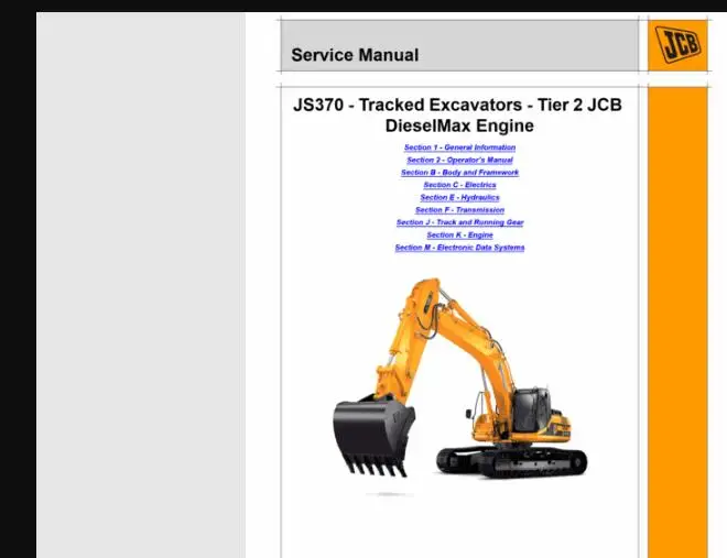 Сервис JCB инструкции 2019 PDF более 38 ГБ| |