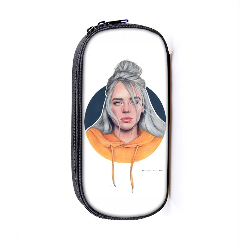 18 Billie Eilish Bagpack Подростковая распылитель ранцевого типа для с искусственного меха, сумочка, добавить свой комментарий elish портфели джинсовый пенал для мальчиков и для девочек рюкзак для путешествий - Цвет: 18