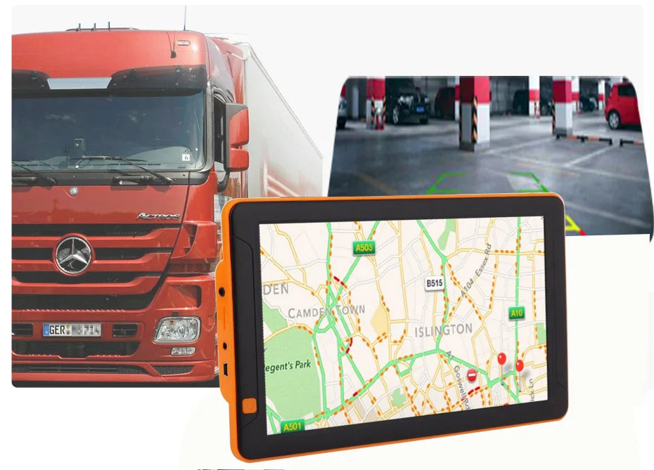 Автомобильный GPS навигатор &quot9&quot gps Android четырехъядерный 16G FM Bluetooth Sat Na передатчик