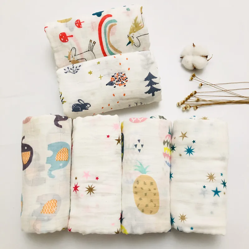 Муслиновые одеяла для младенцев 100% хлопок | Мать и ребенок