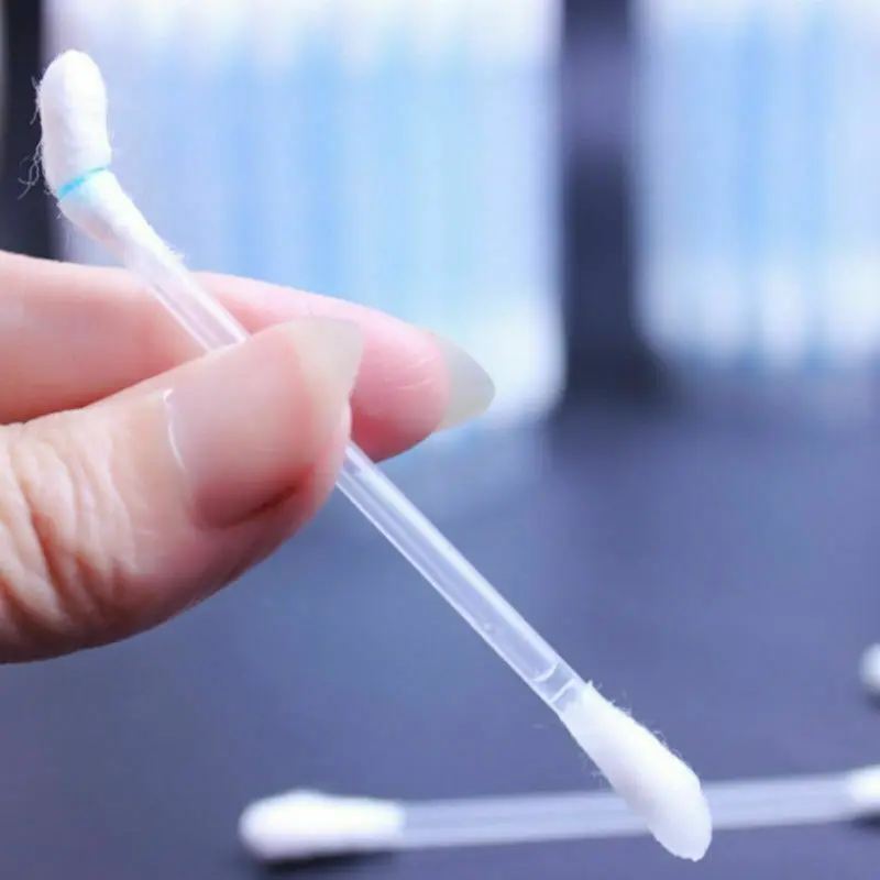 

50XDisposable Medical Alcohol Stick Disinfected Cotton Swab Care Tool Aid Kit