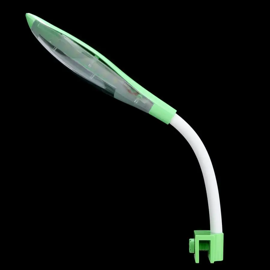 Миниатюрный аквариум с USB светодиодный зажим черепаха аквариум светодиодный светильник с зажимом на голову в виде листа США Разъем 100-240 В