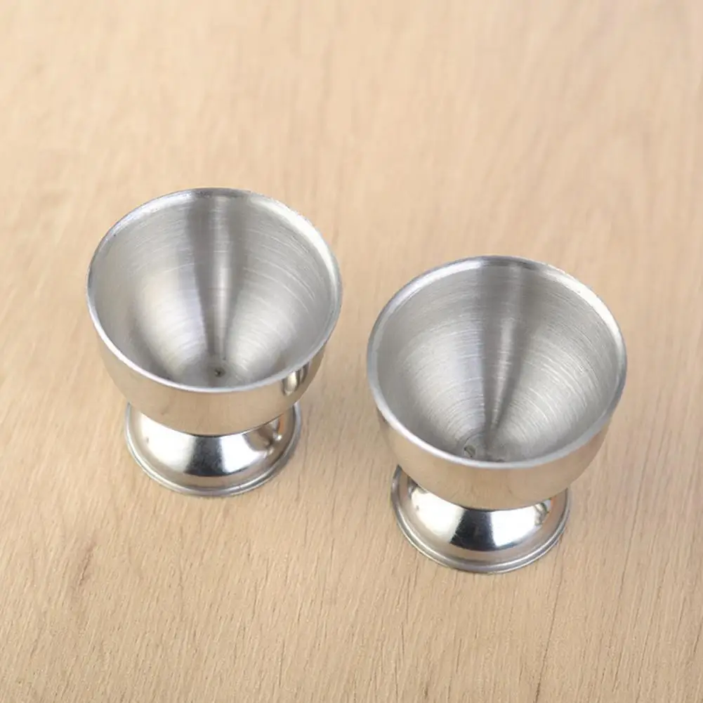 

1Pcs 40ml Egg Cup Eco-friendly Rust-proof Stainless Steel Boiled Egg Cup for Bar Breakfast Steam Rack Mold for Frying Eggs Poach
