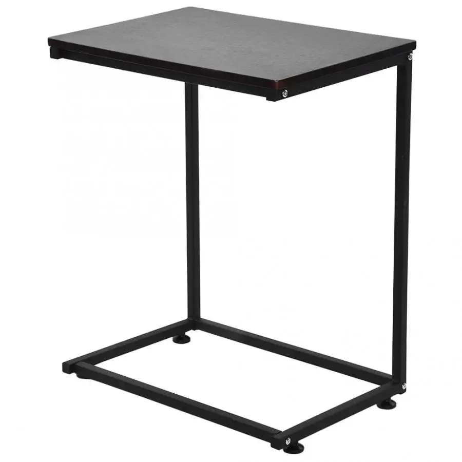 Современный стол с боковой поверхностью для дивана уникальный C образный