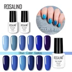 ROSALIND гель 1S 7 мл океан синий цвет серии УФ гель лак для ногтей и Светодиодная лампа Топ База гель лак дизайн лак для ногтей наращивание